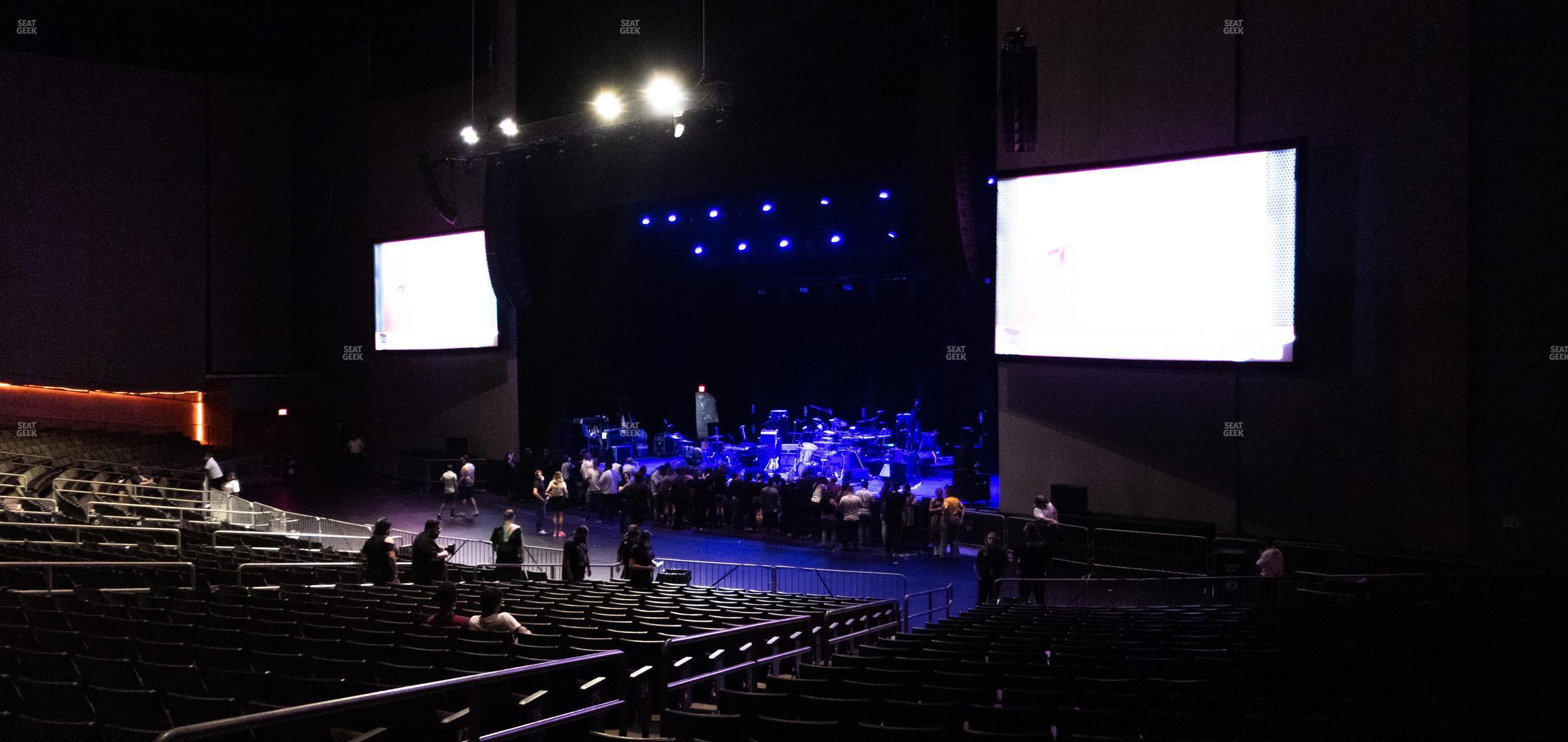 Seating view for Arizona Financial Theatre Section Main Floor 1