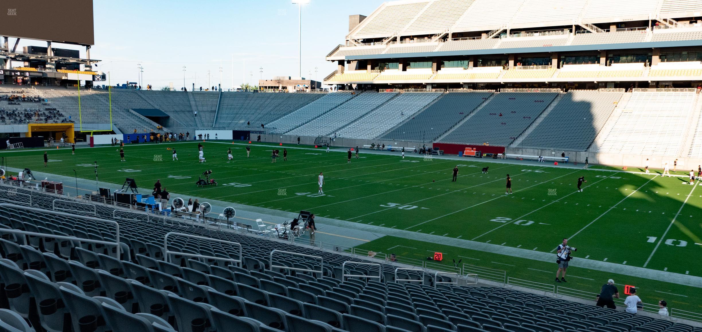 Seating view for Mountain America Stadium Section 4