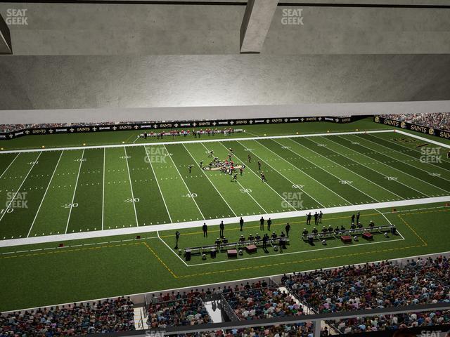 Seating view for Caesars Superdome Section Suite 452