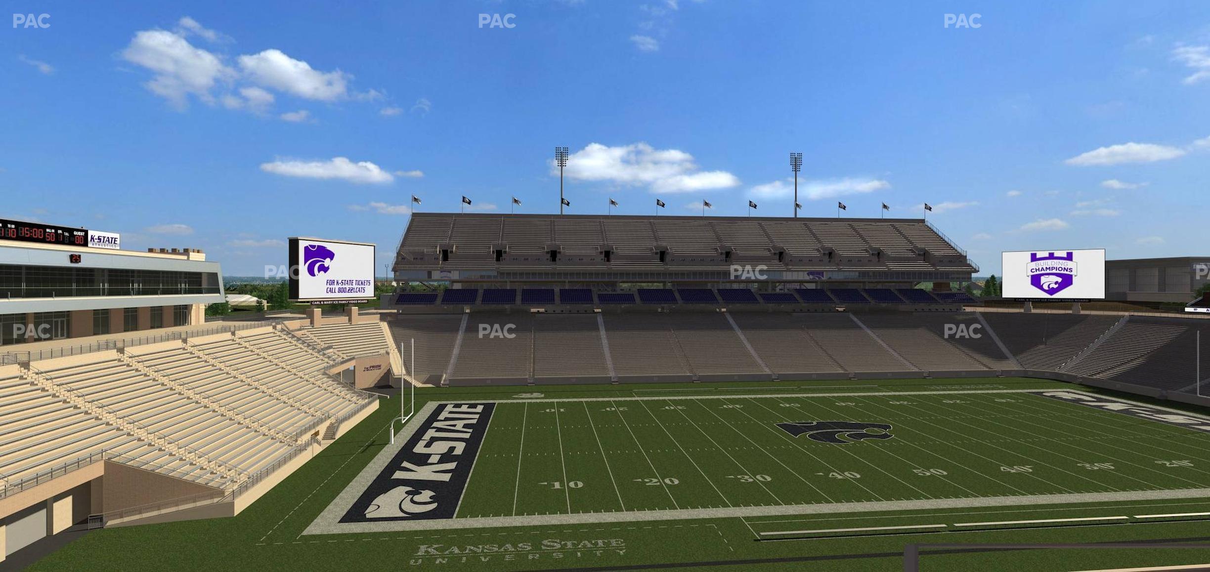 Seating view for Bill Snyder Family Stadium Section 201