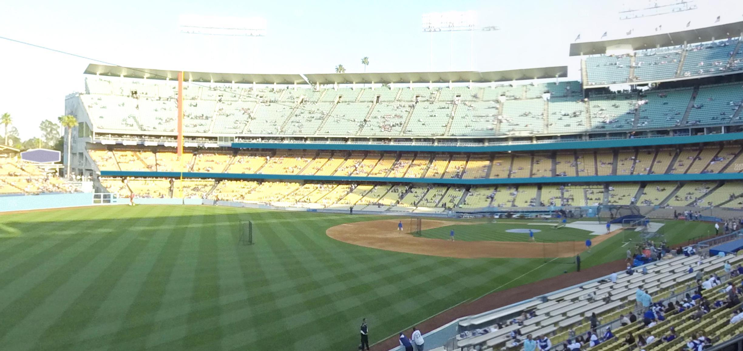 Seating view for Dodger Stadium Section 161 Lg