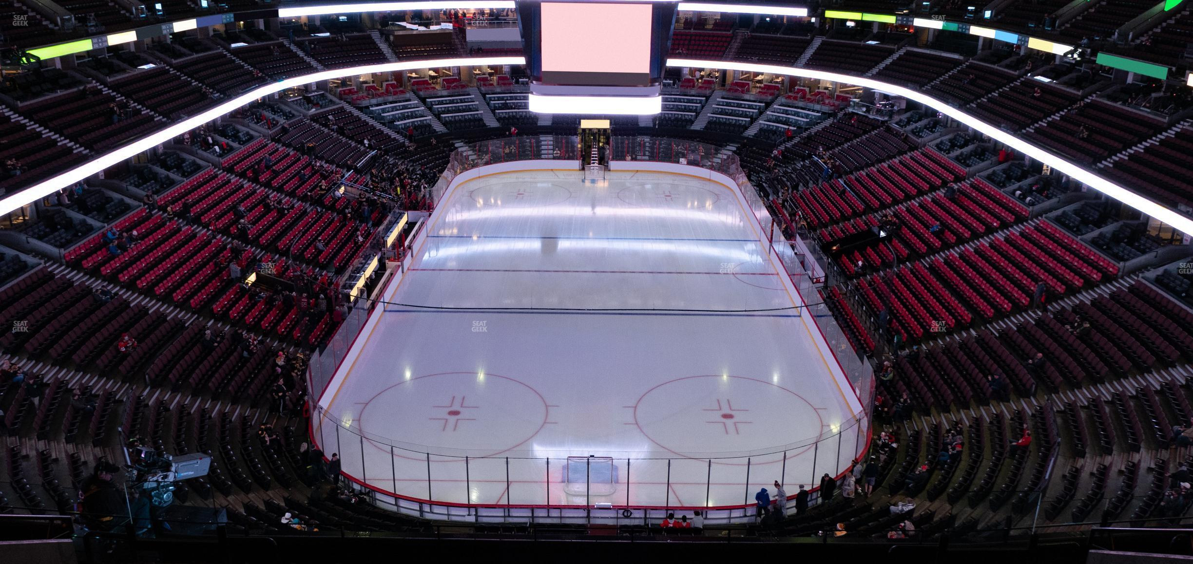 Seating view for Canadian Tire Centre Section 301