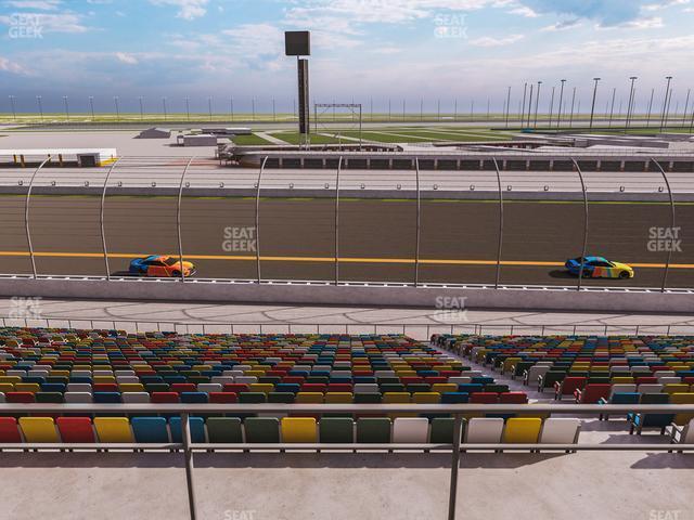 Seating view for Daytona International Speedway Section Back 125