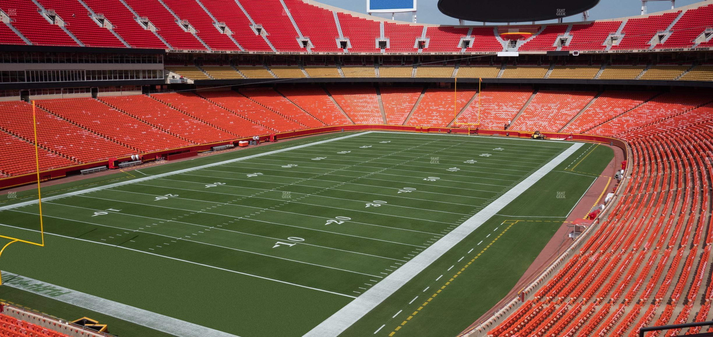 Seating view for GEHA Field at Arrowhead Stadium Section 209