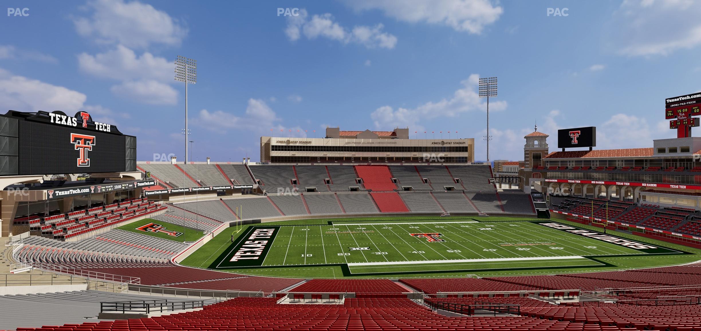 Seating view for Jones AT&T Stadium Section 107