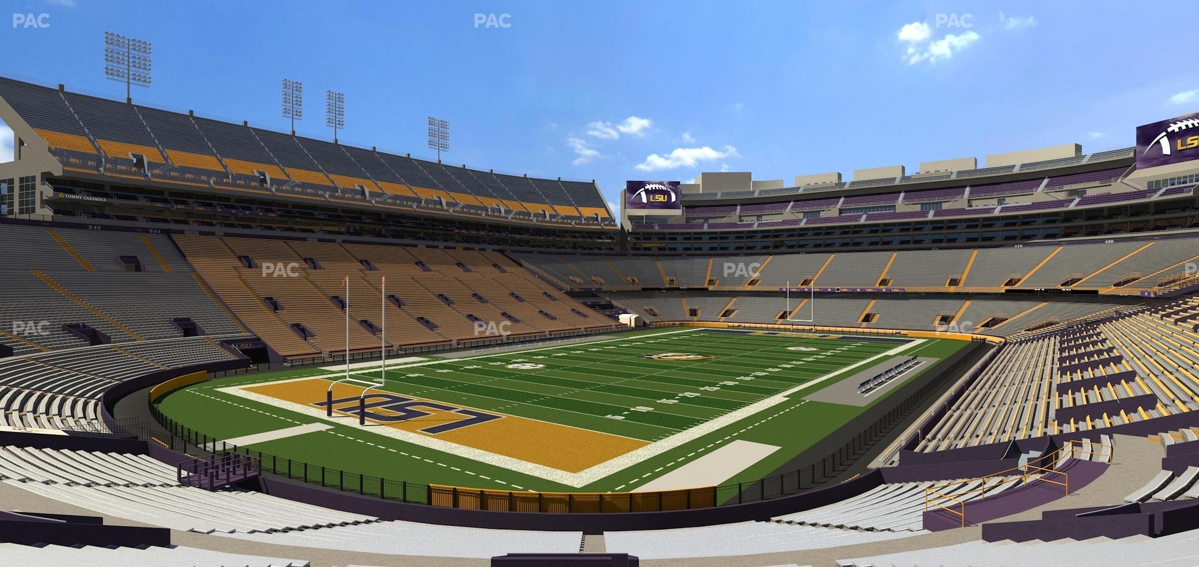 Seating view for Tiger Stadium Section 219