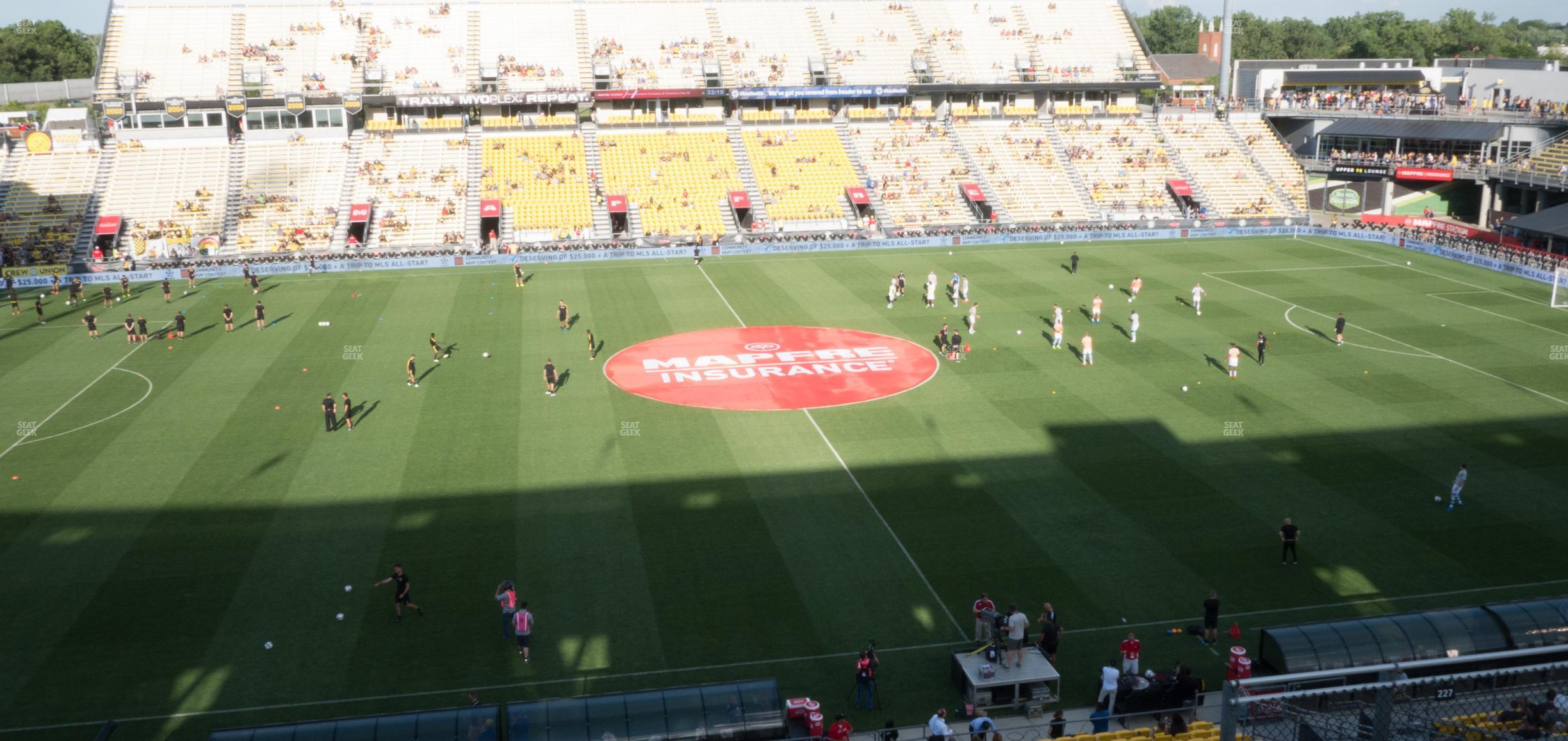 Seating view for Historic Crew Stadium Section 227