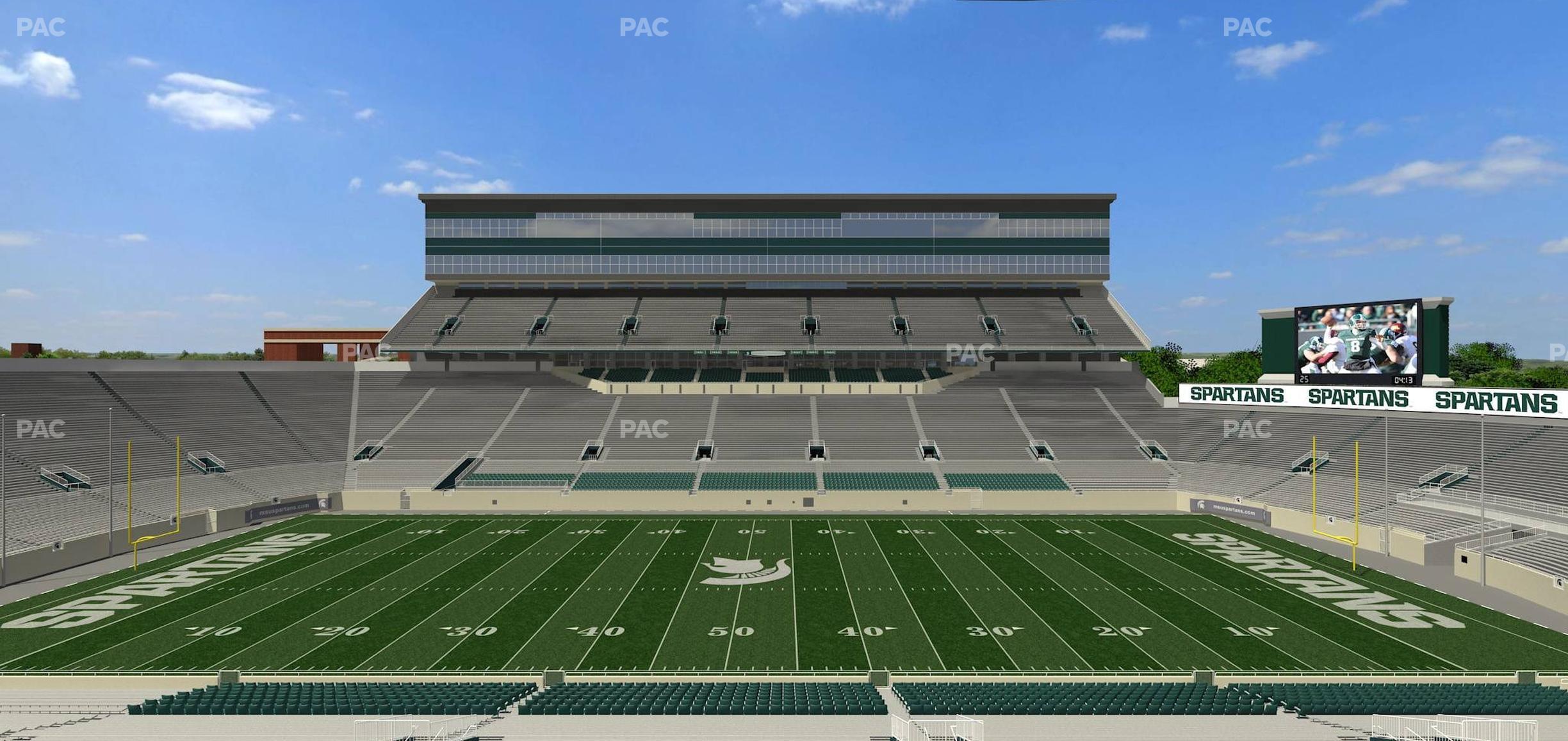 Seating view for Spartan Stadium (Michigan) Section 8