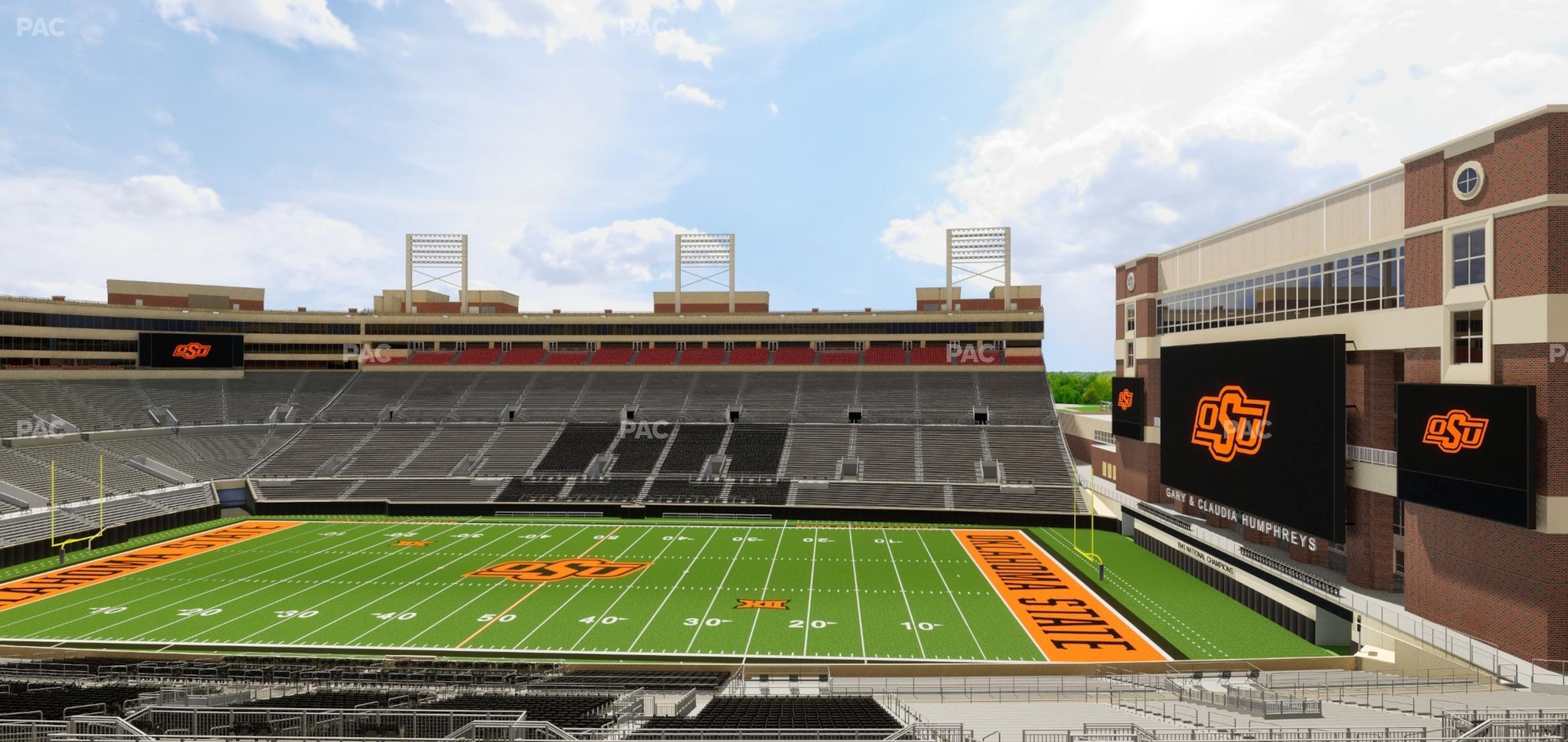 Seating view for Boone Pickens Stadium Section 204