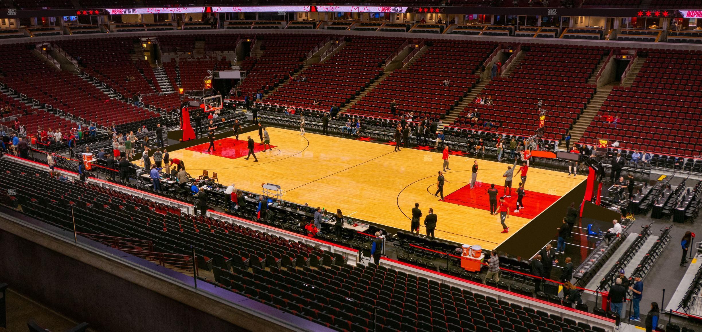 Seating view for United Center Section 232