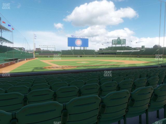 Seating view for Wrigley Field Section Club Box Home Plate 20