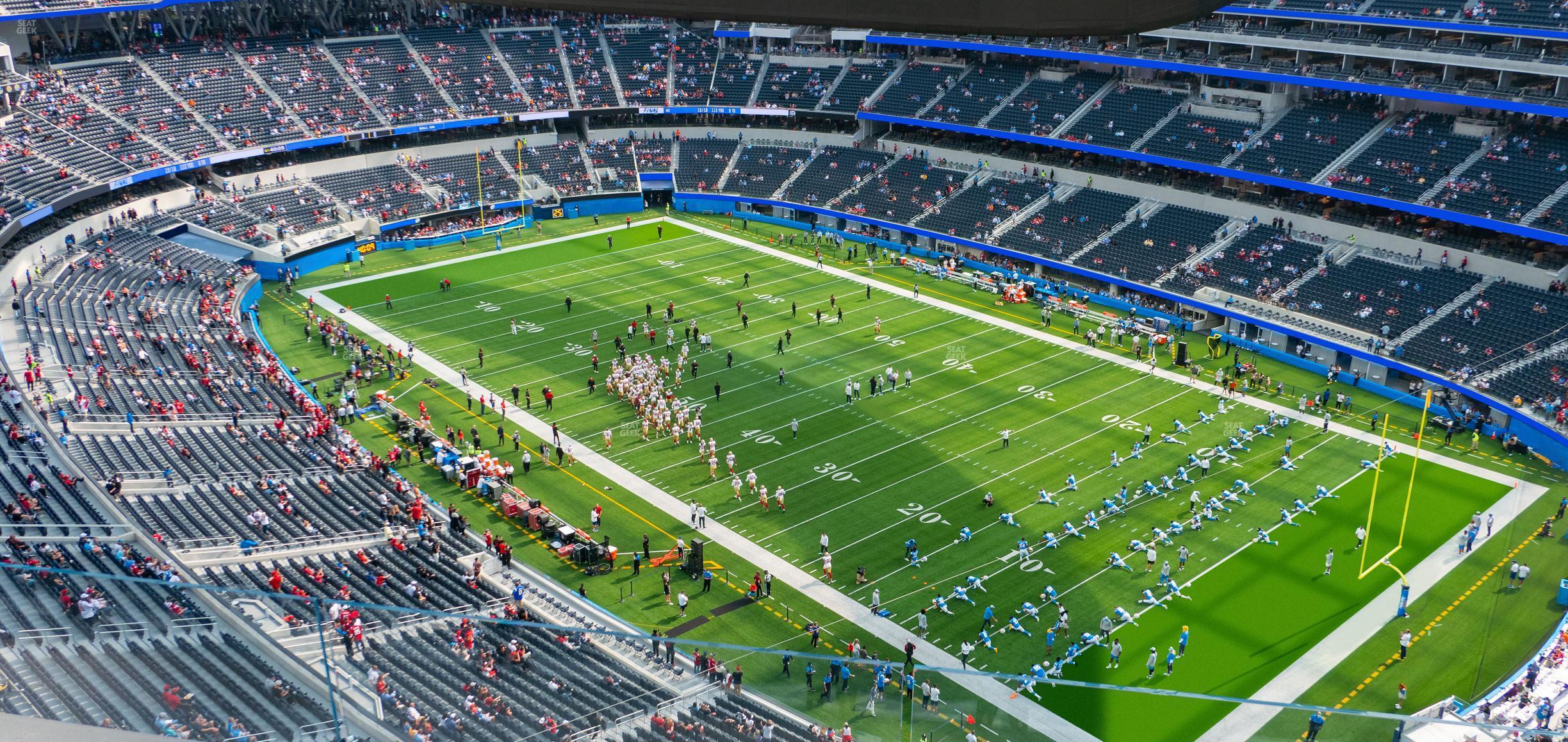 Seating view for SoFi Stadium Section 451