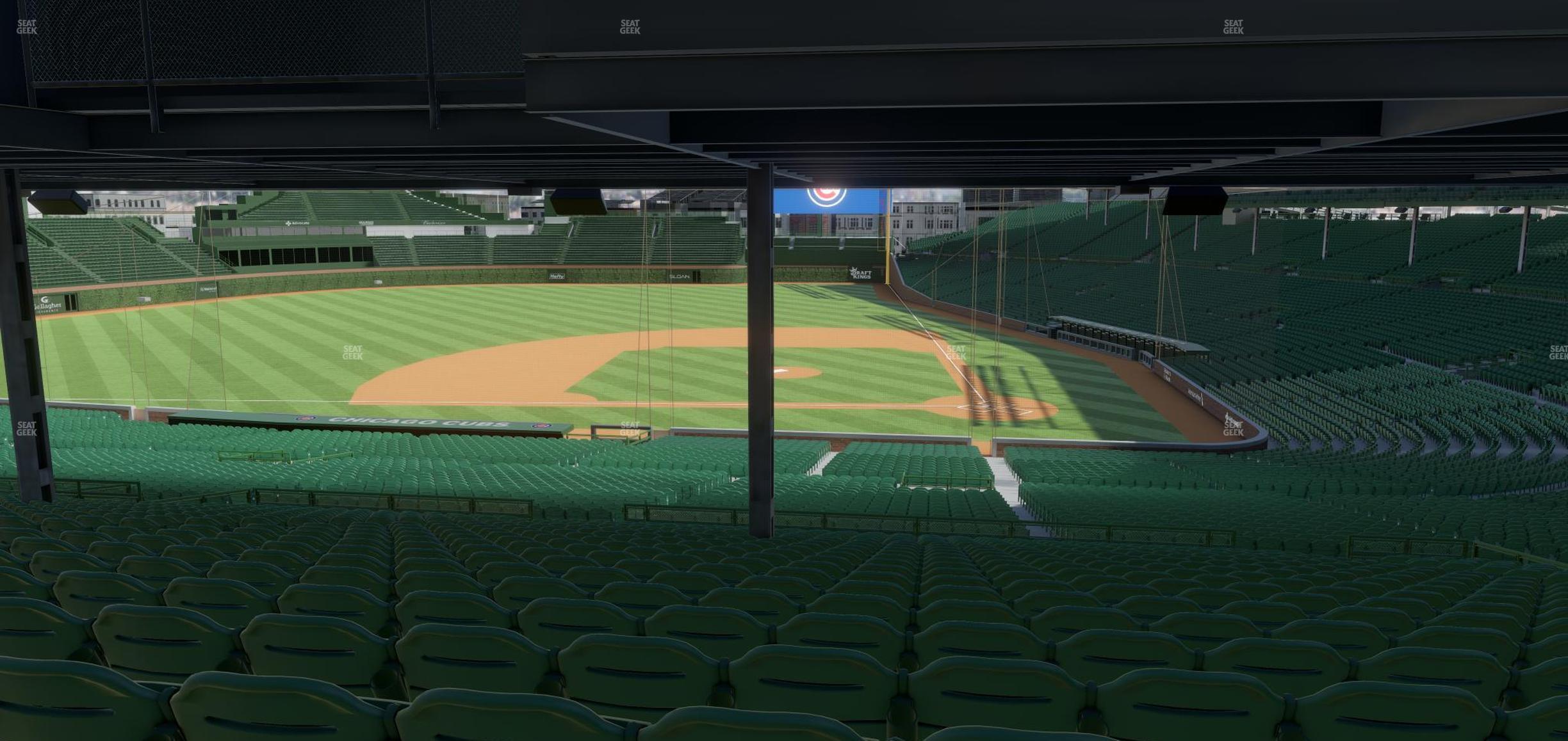 Seating view for Wrigley Field Section 213