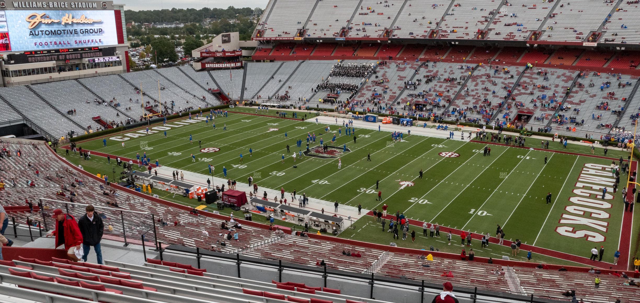 Seating view for Williams Brice Stadium Section 308