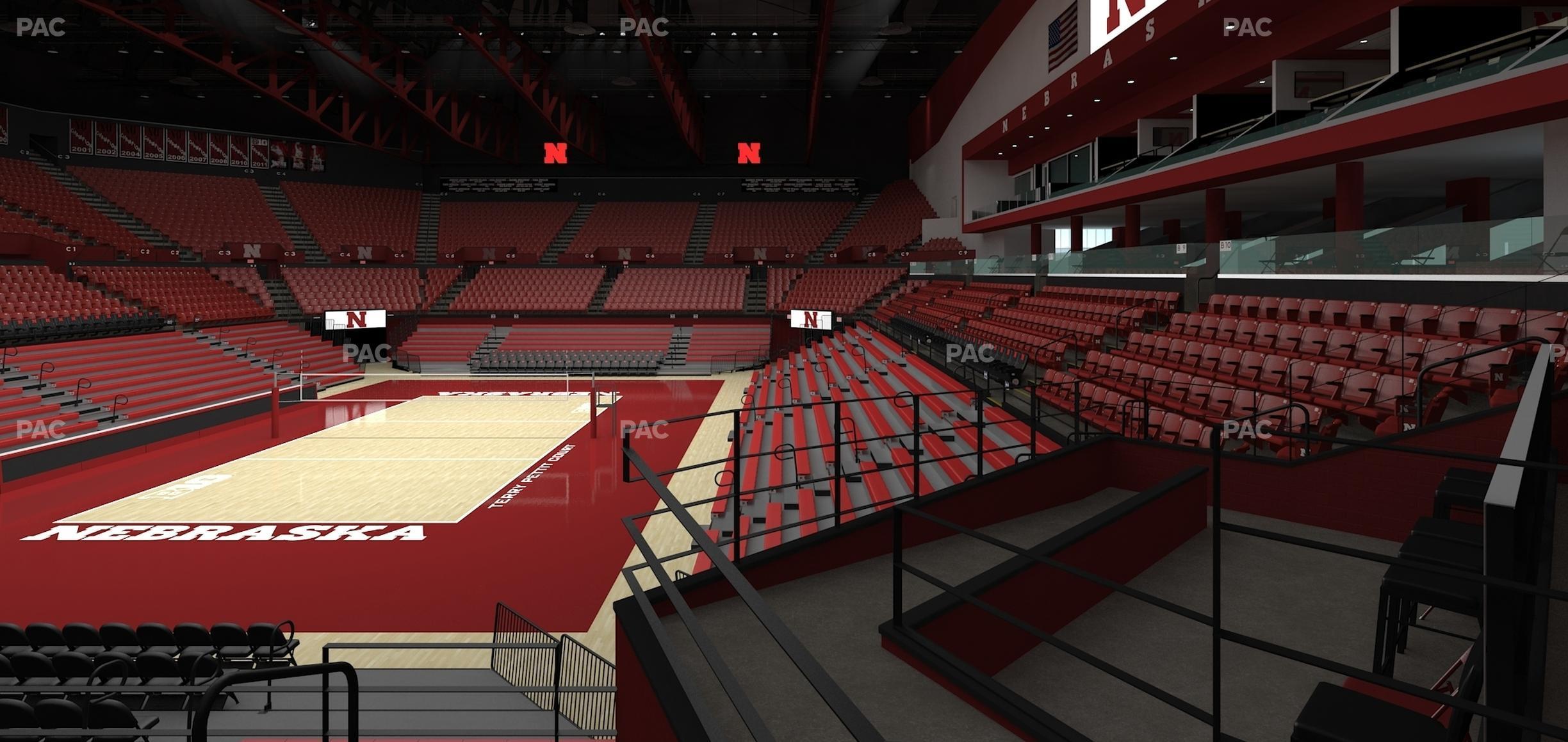 Seating view for Bob Devaney Sports Center Section B 11