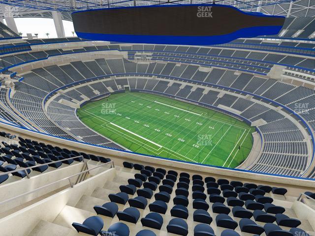 Seating view for SoFi Stadium Section 546