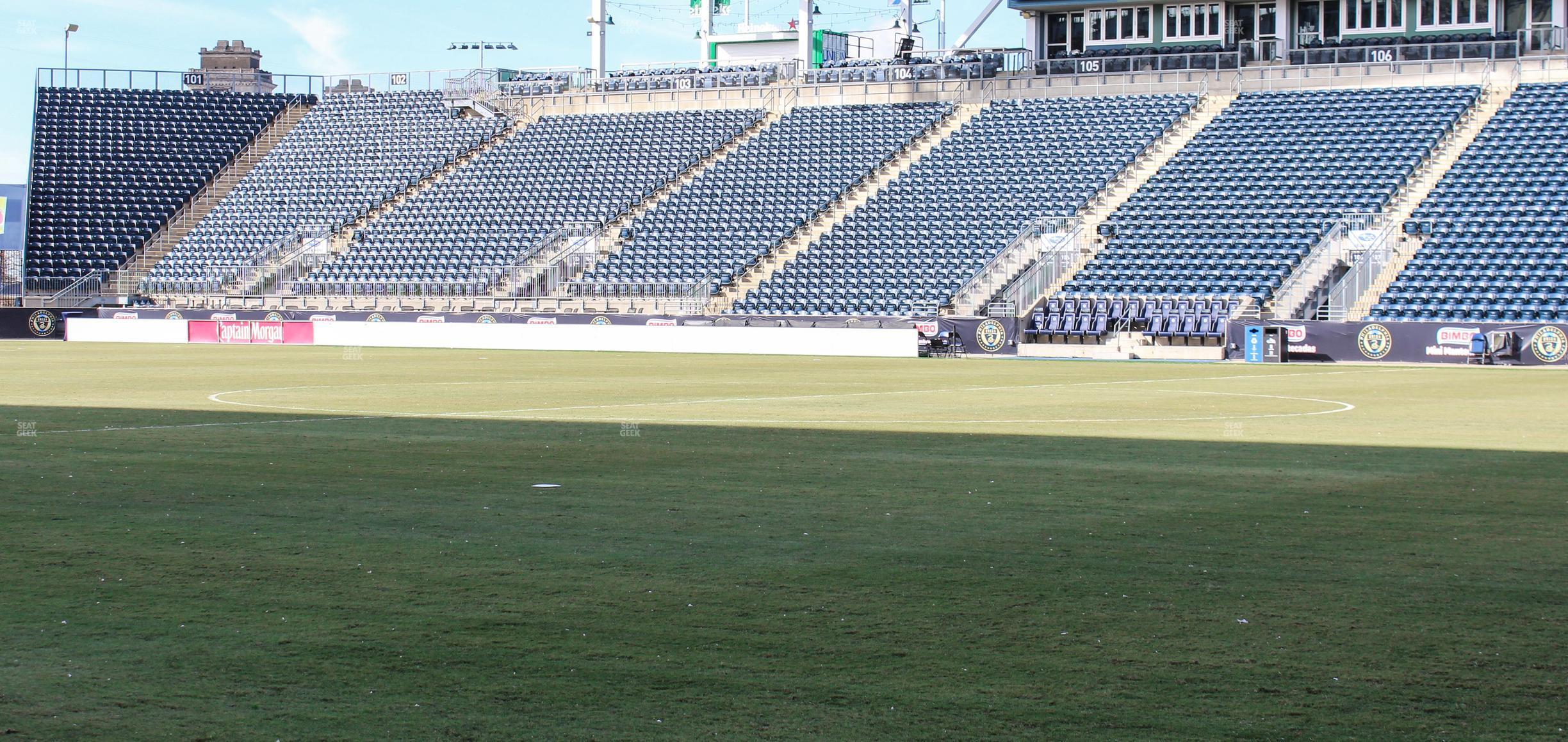 Seating view for Subaru Park Section Field 25