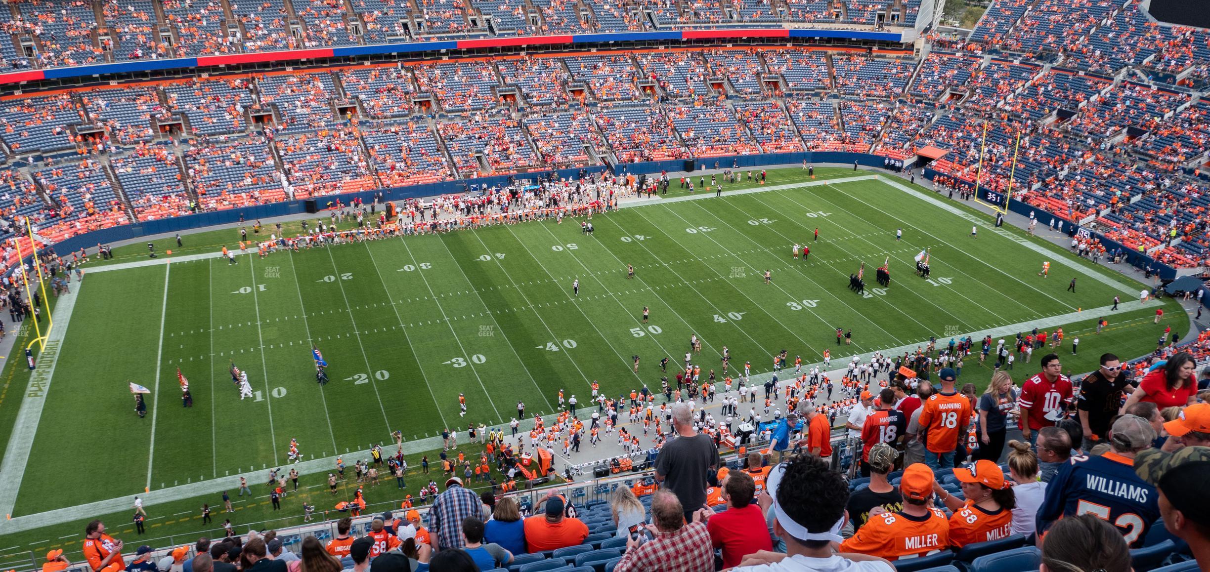 Seating view for Empower Field at Mile High Section 511