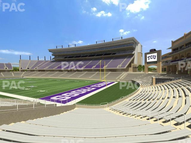 Seating view for Amon G Carter Stadium Section 137