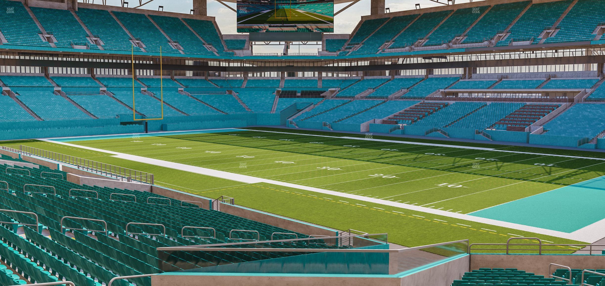 Seating view for Hard Rock Stadium Section 111 T