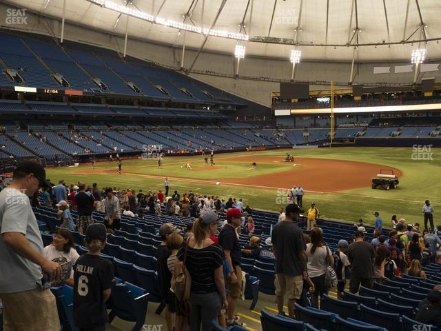 Seating view for Tropicana Field Section 126