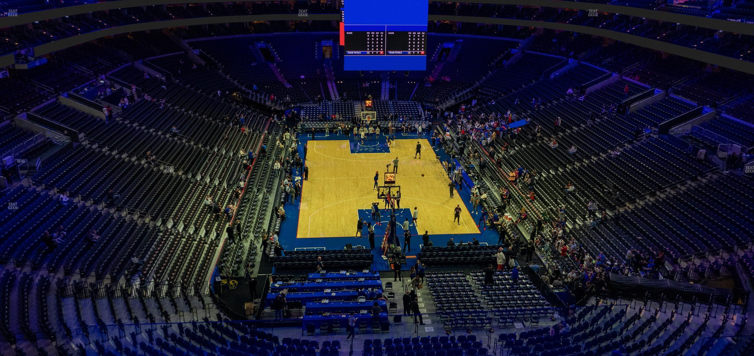 Seating view for Wells Fargo Center Section 219