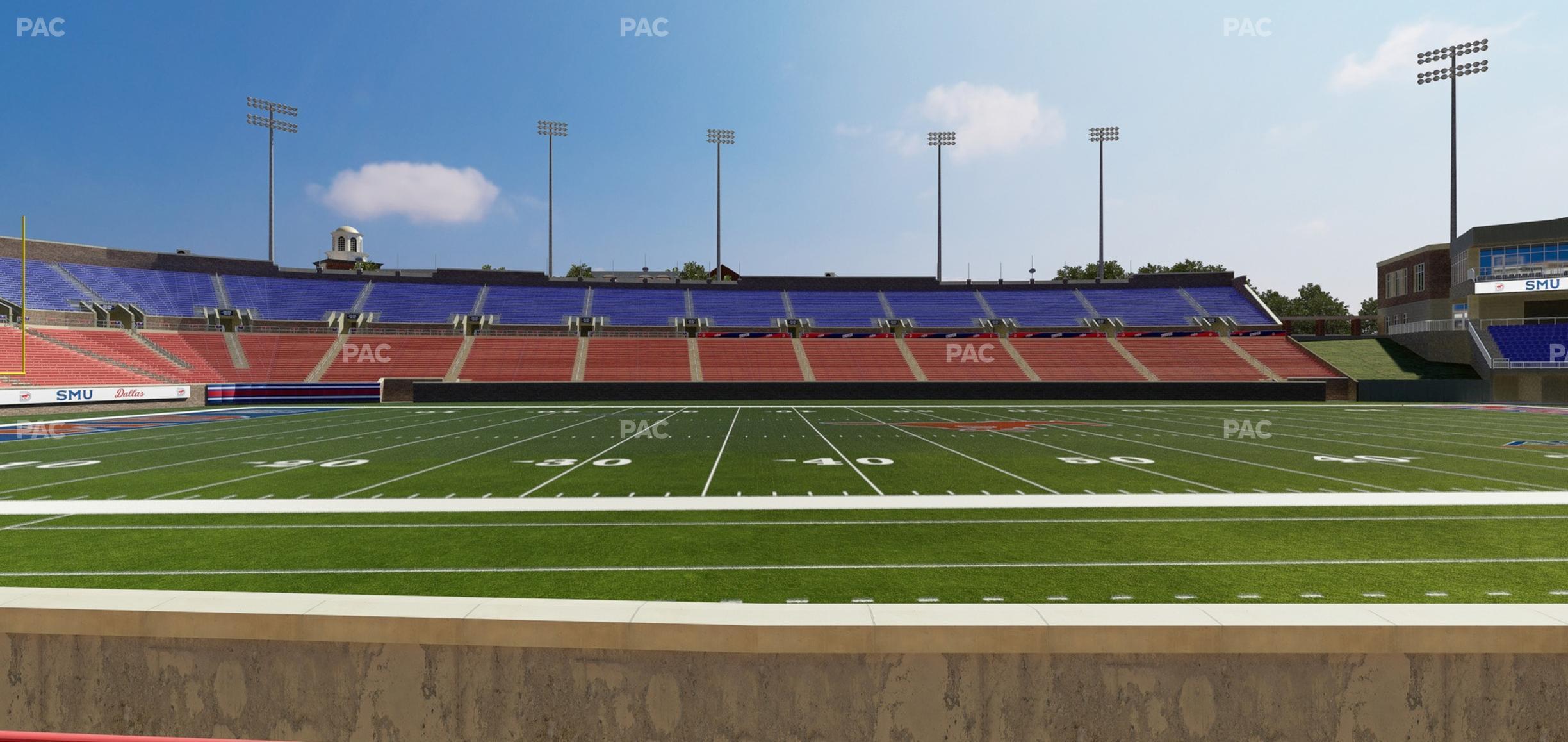 Seating view for Gerald Ford Stadium Section 105