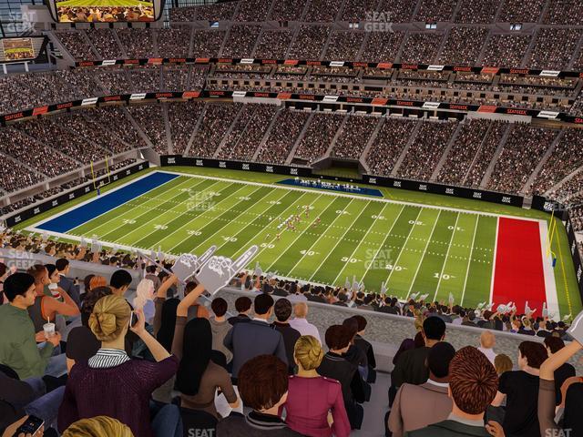 Seating view for Allegiant Stadium Section 435