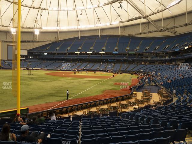 Seating view for Tropicana Field Section 137