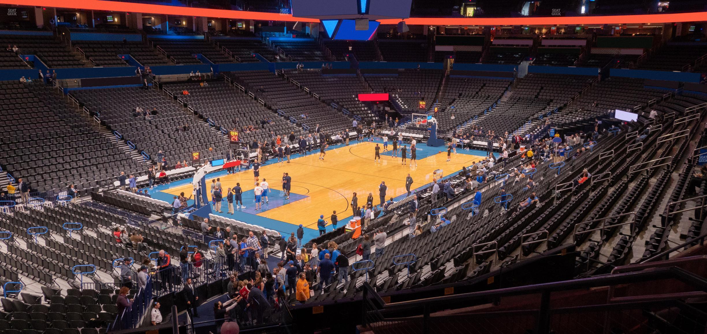 Seating view for Paycom Center Section 227