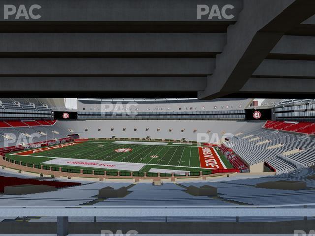 Seating view for Bryant Denny Stadium Section Terrace Club 2