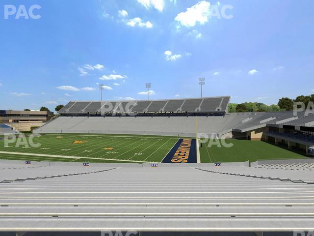 Seating view for Mountaineer Field at Milan Puskar Stadium Section 129