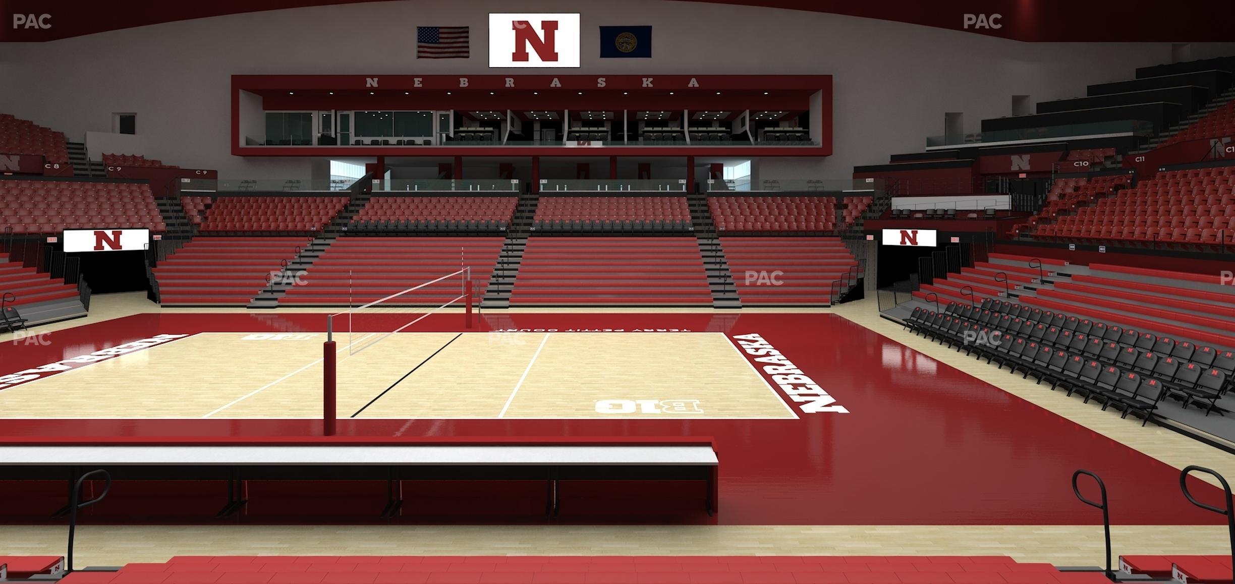 Seating view for Bob Devaney Sports Center Section B 16