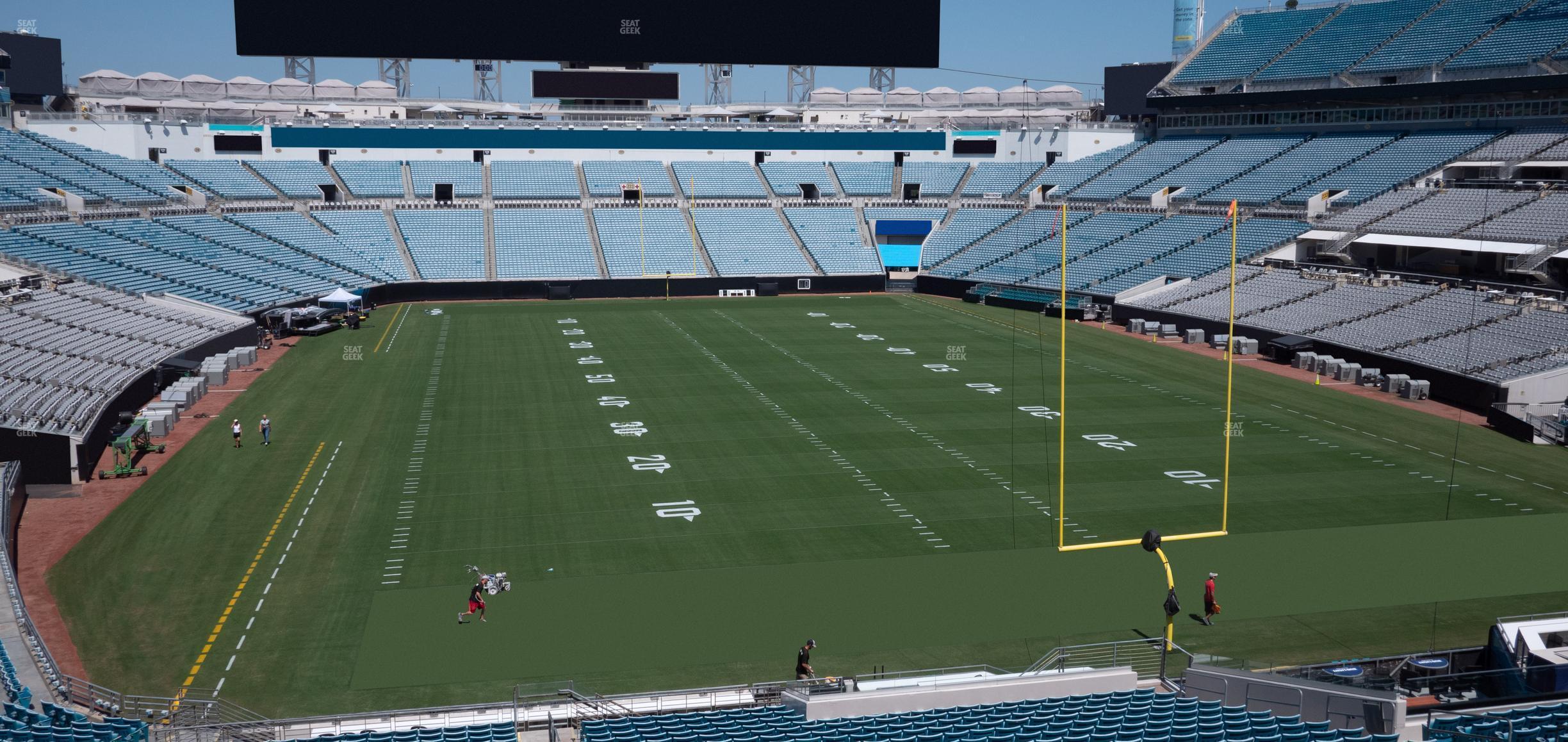 Seating view for EverBank Stadium Section Terrace Suite 6