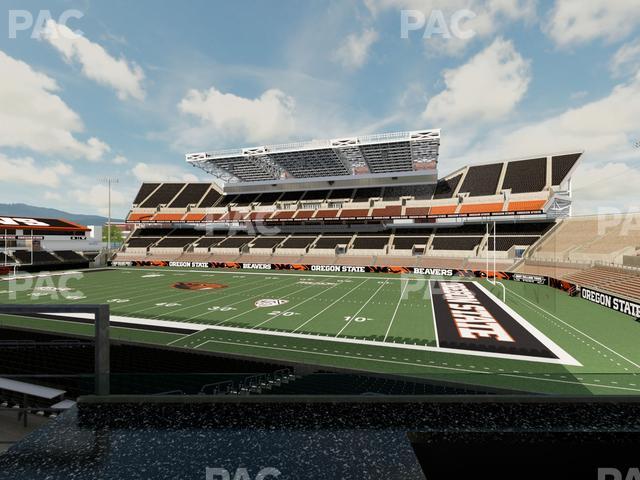 Seating view for Reser Stadium Section West Loge 19