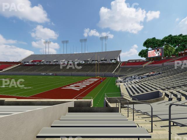 Seating view for Carter-Finley Stadium Section 119