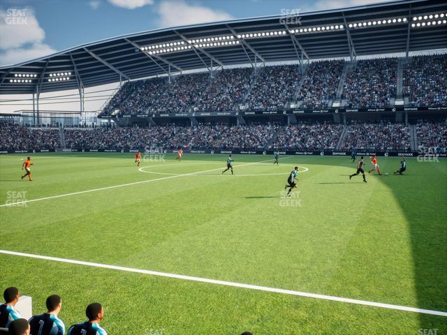 Seating view for Allianz Field Section Field Club 3