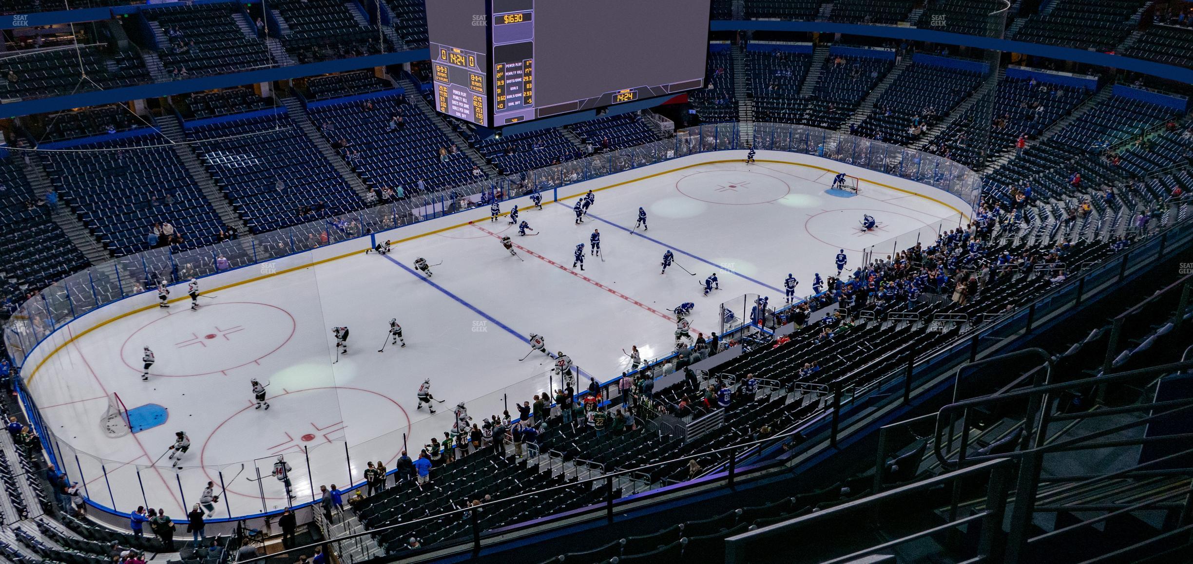 Seating view for Amalie Arena Section 304