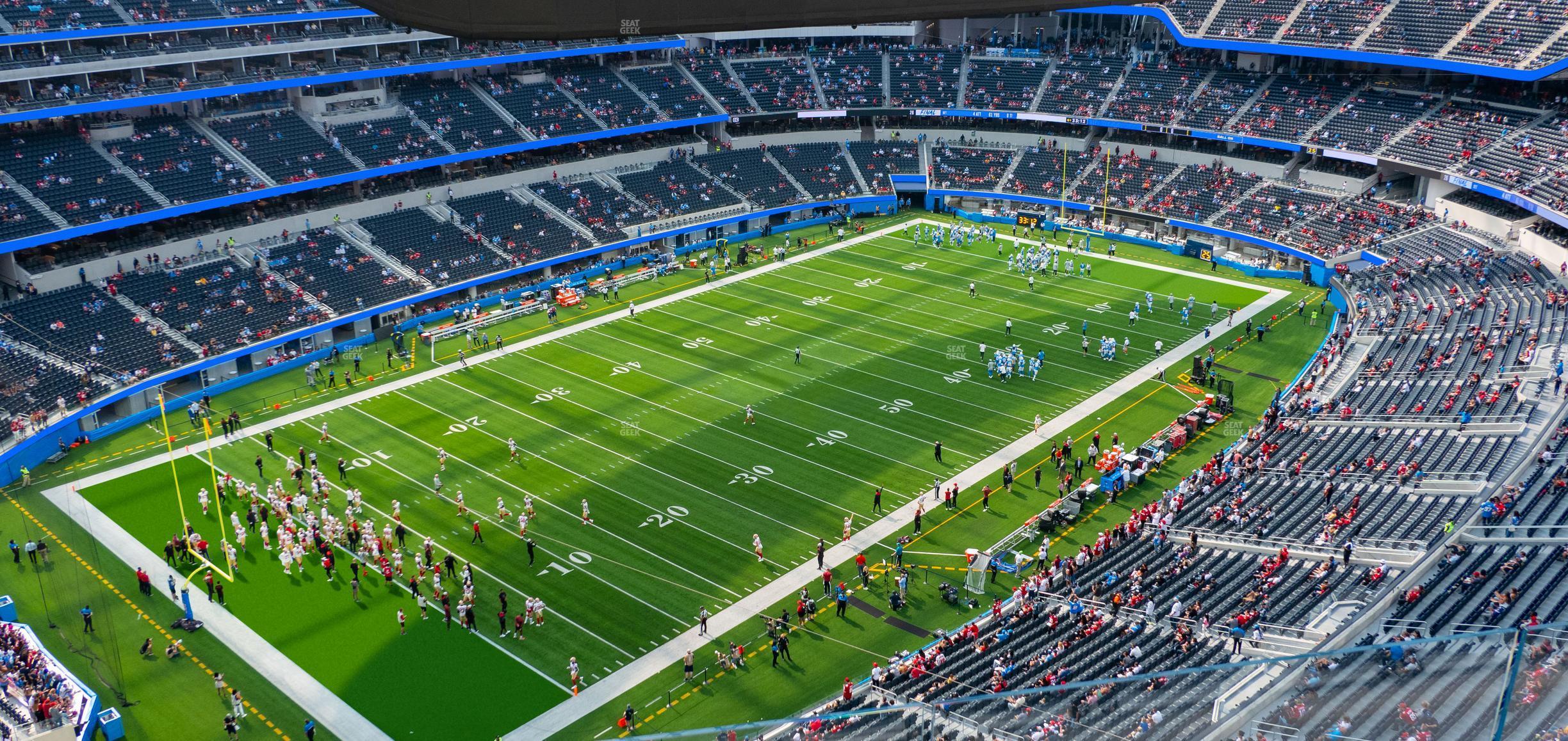 Seating view for SoFi Stadium Section 436