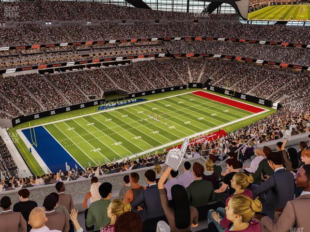 Seating view for Allegiant Stadium Section 443