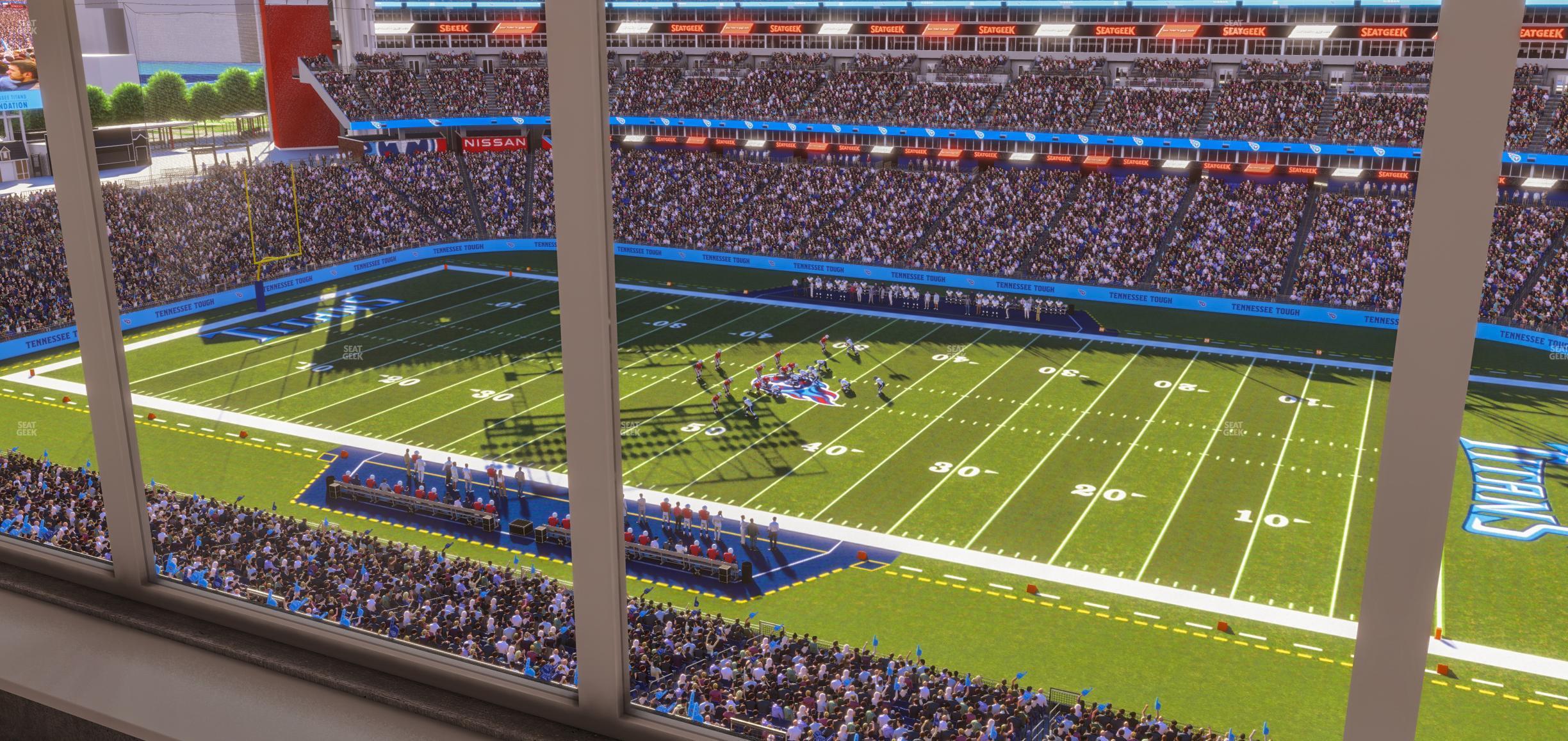 Seating view for Nissan Stadium Section Suite 611 E