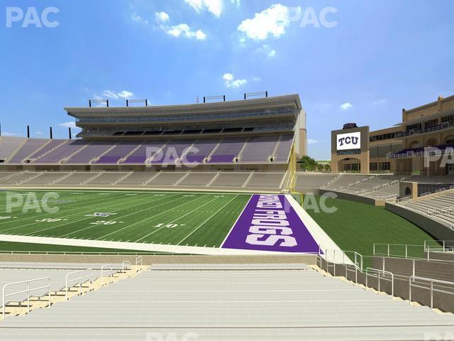 Seating view for Amon G Carter Stadium Section 101