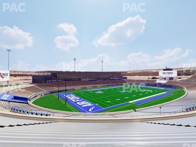 Seating view for Falcon Stadium Section M 13