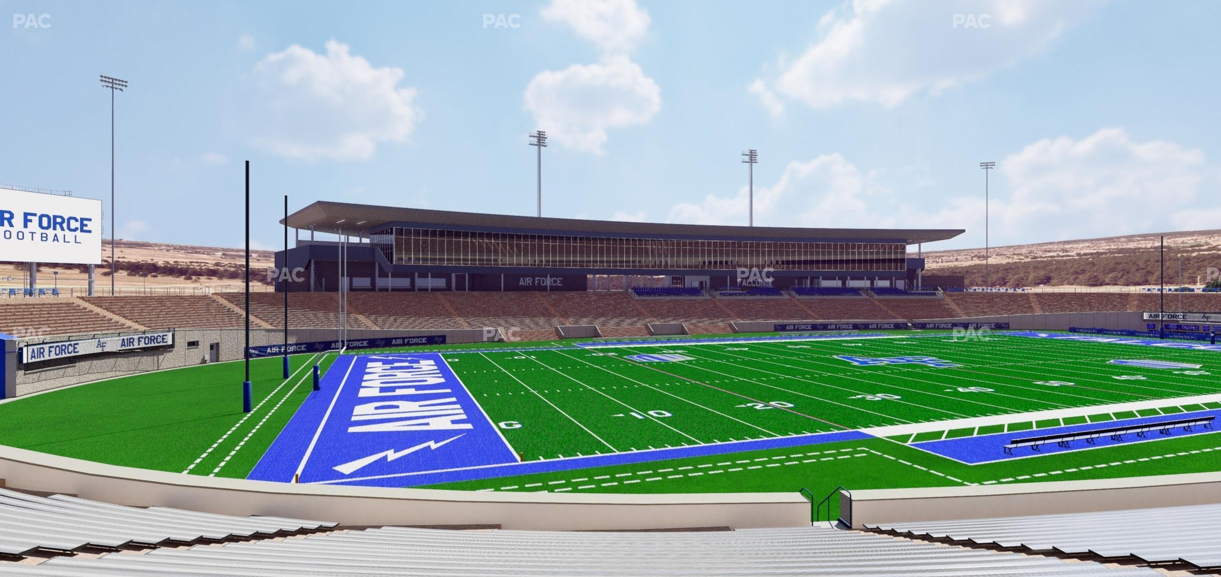 Seating view for Falcon Stadium Section L 11