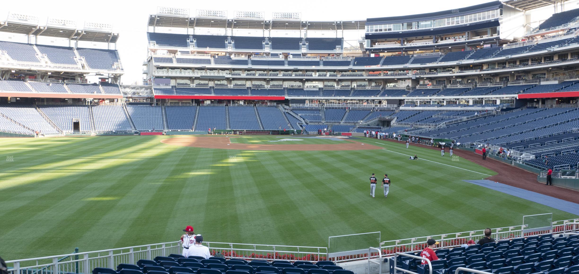 Seating view for Nationals Park Section 103