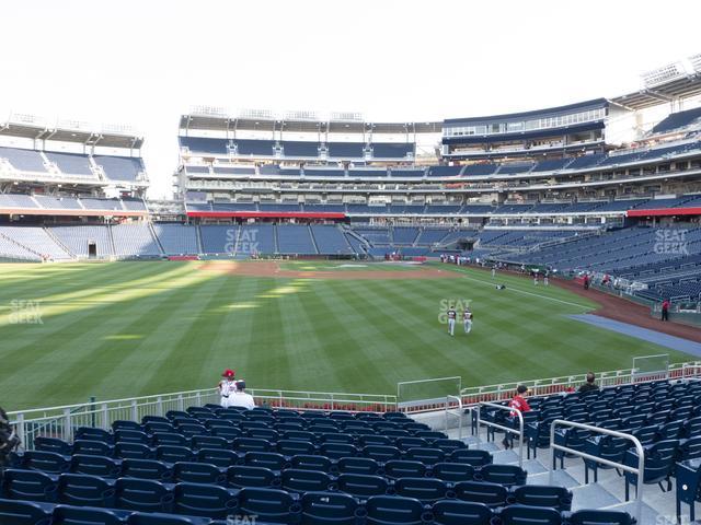 Seating view for Nationals Park Section 103