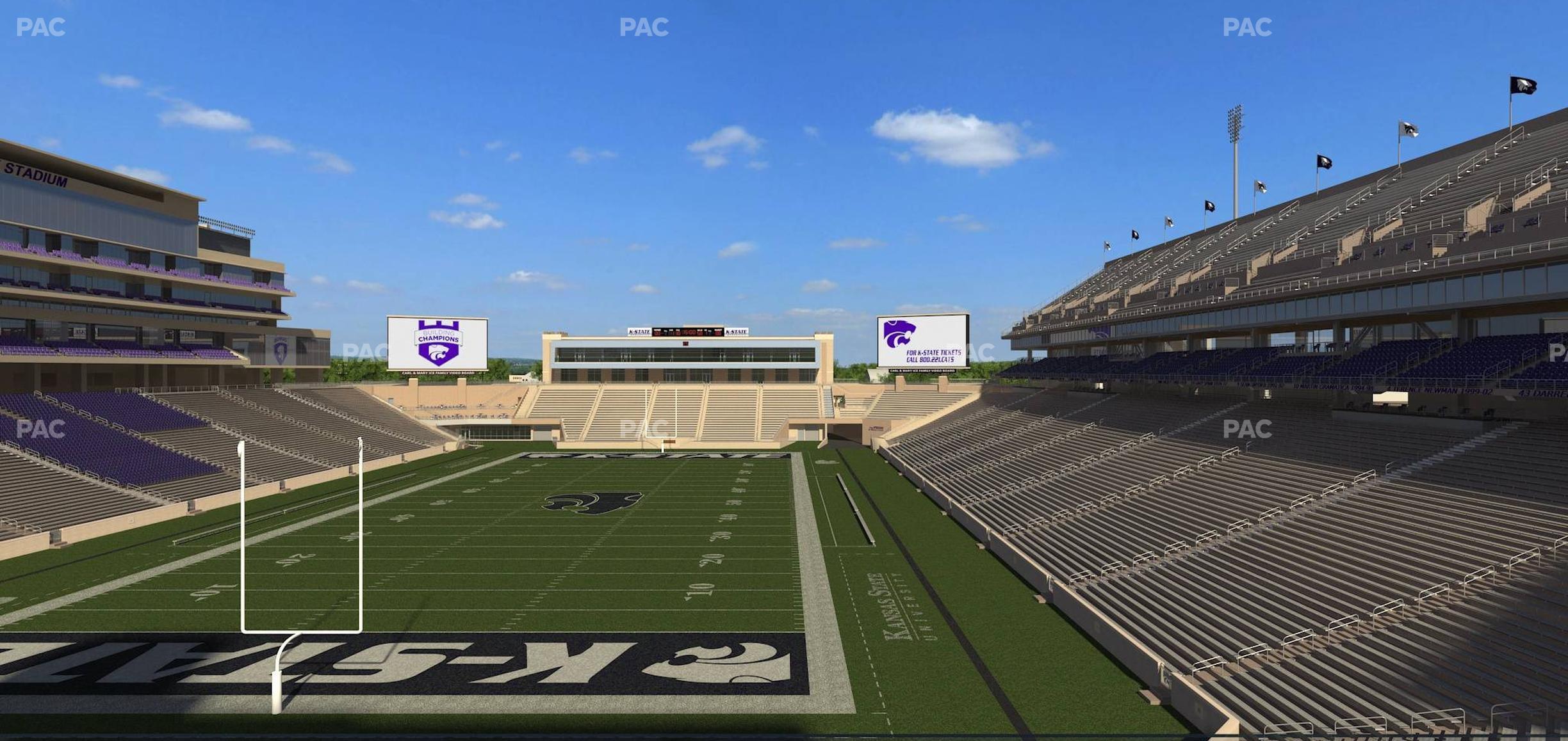 Seating view for Bill Snyder Family Stadium Section 107