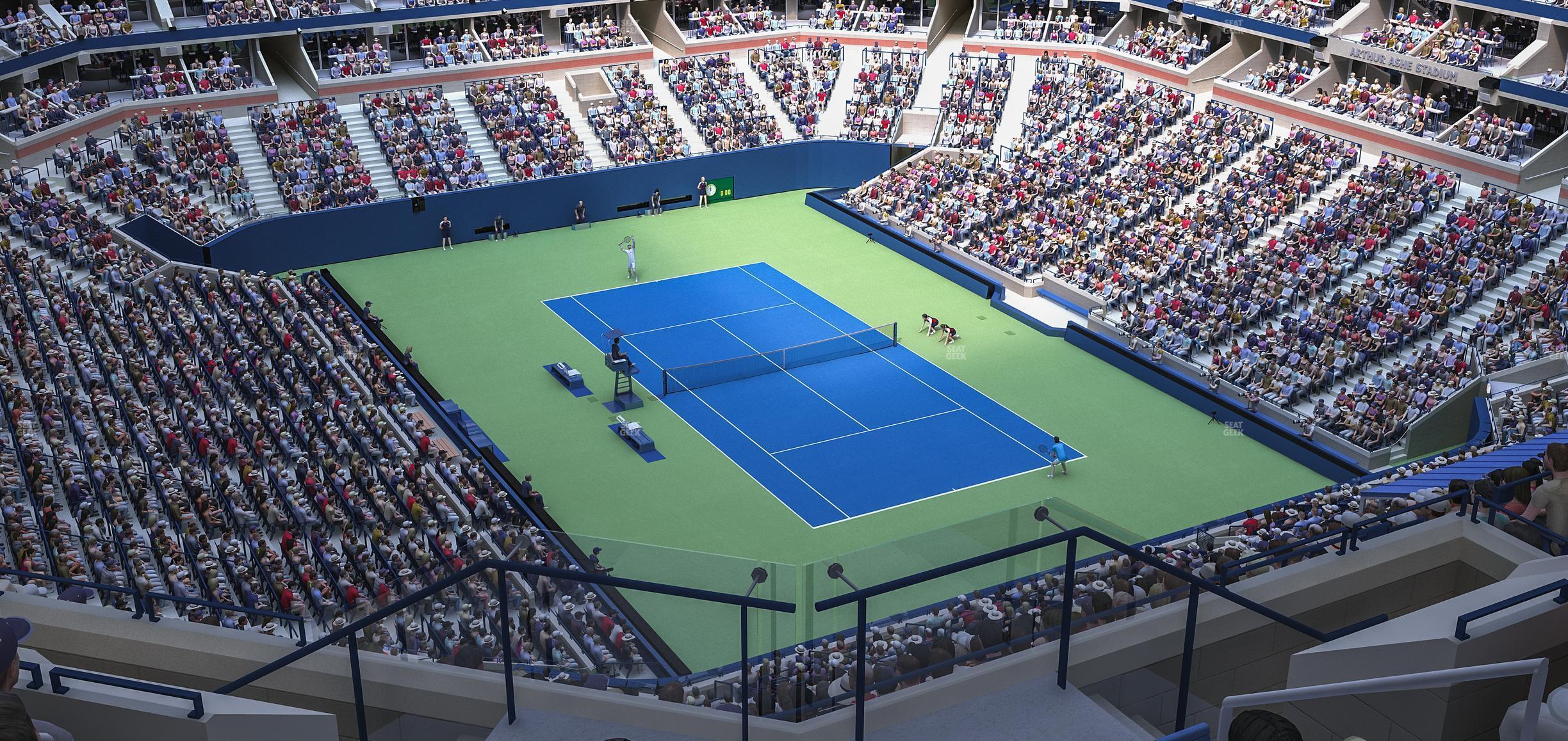 Seating view for Arthur Ashe Stadium Section 338