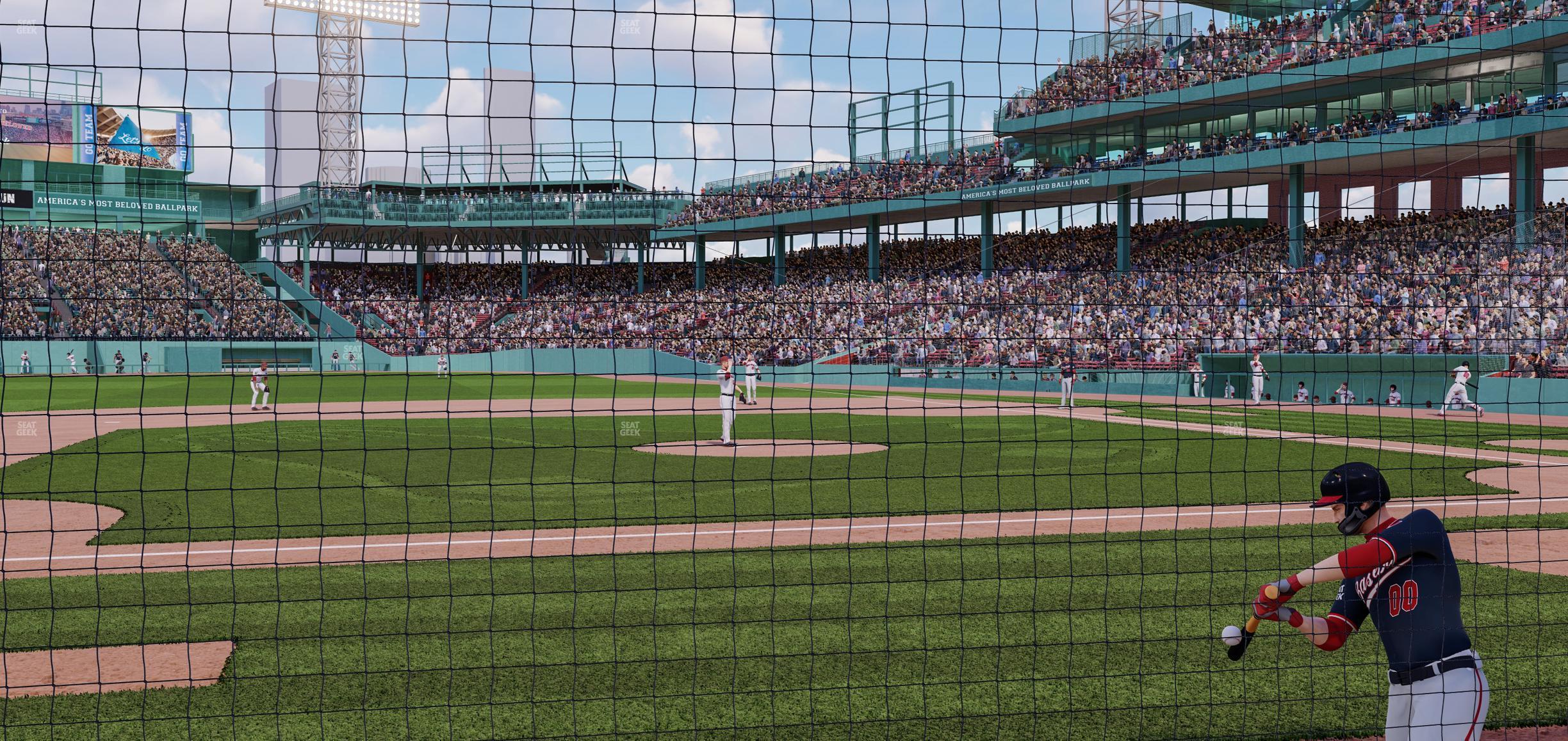 Seating view for Fenway Park Section Field Box Club 61