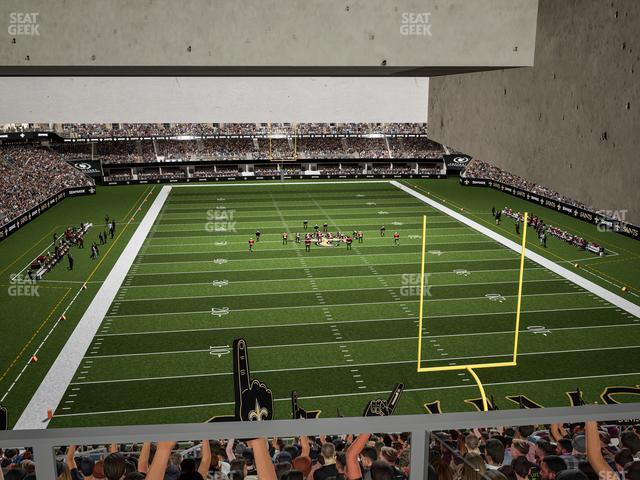 Seating view for Caesars Superdome Section Suite 347